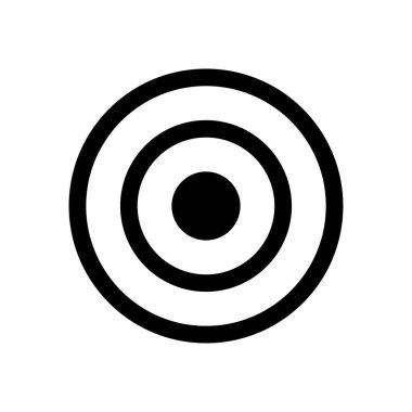 Abstract vector color target icon