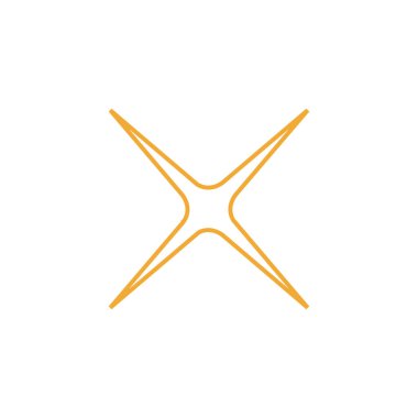 yıldız simgesinin renk vektör illüstrasyonu