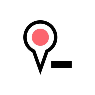 gps navigasyon pin vektör çizimi