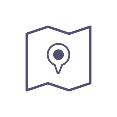 gps navigasyon pin vektör çizimi