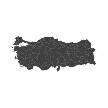 vector illustration of turkey, copy space 