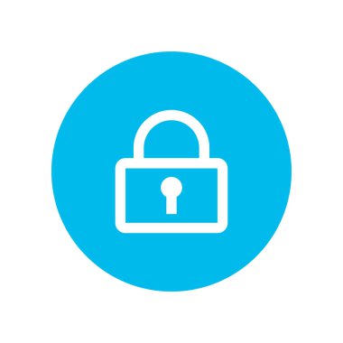 lock. web icon simple design vector illustration
