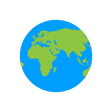 dünya haritası simgesi, vektör resimleme arkaplanı