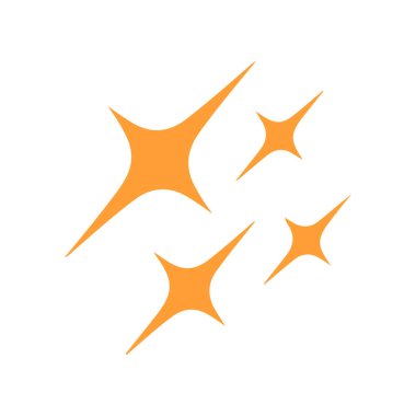 yıldız simgesinin renk vektör illüstrasyonu