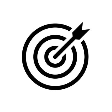 Abstract vector color target icon