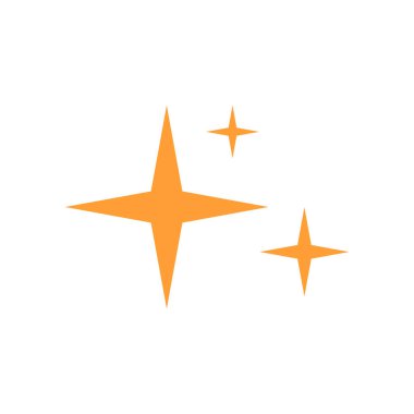 yıldız simgesinin renk vektör illüstrasyonu