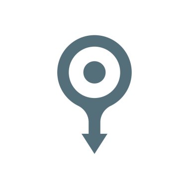 PIN web simge vektör çizim 