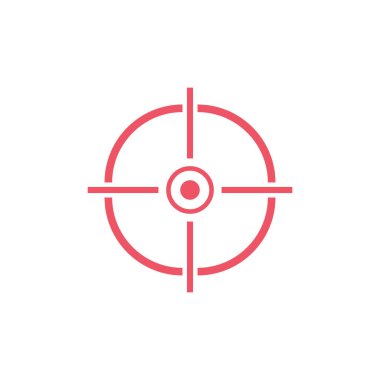 Abstract vector color target icon