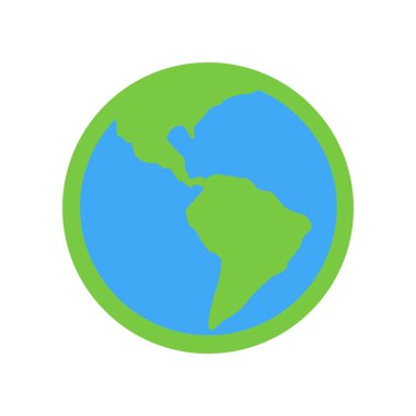 dünya haritası simgesi, vektör resimleme arkaplanı