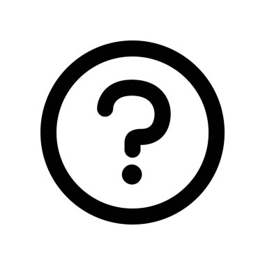 soru işareti vektör illüstrasyonu, kopyalama alanı