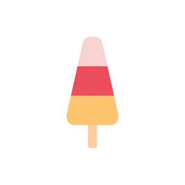 popsicle ice cream simple icon, vector illustration