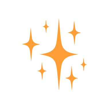 yıldız simgesinin renk vektör illüstrasyonu