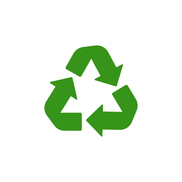 Recycle Trash Symbol Icon Vector Illustration — 图库矢量图片