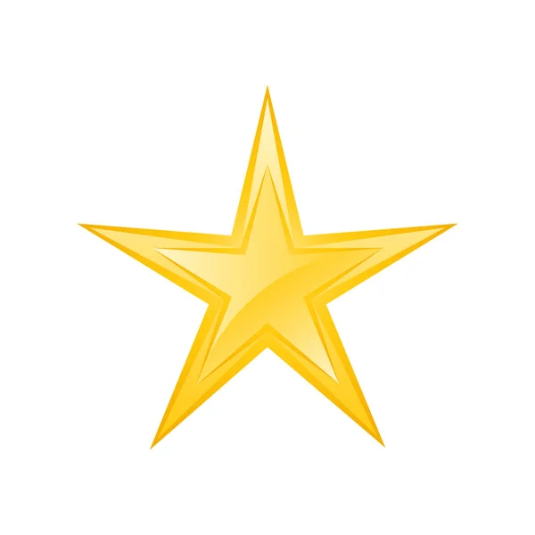 Color Vector Illustration Star Icon — стоковый вектор