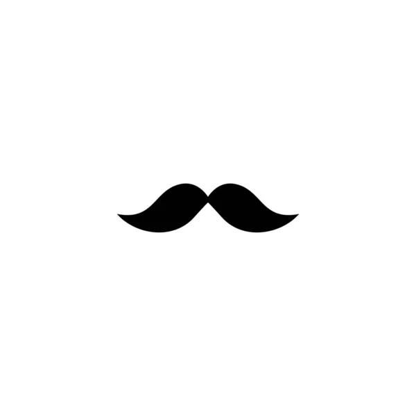 Mustache Icon Vector Illustration — Stock Vector