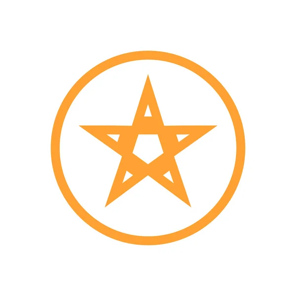 Color Vector Illustration Star Icon — Vettoriale Stock