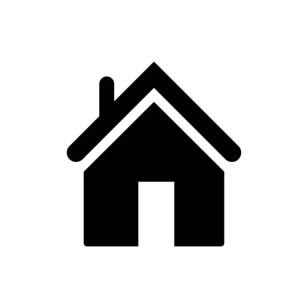 Real Estate Concept House Icon Vector Illustration —  Vetores de Stock