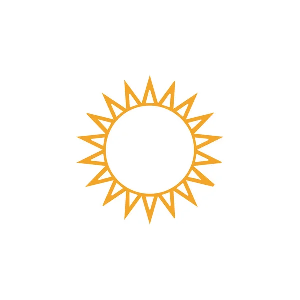 Sun Icon Vector Illustration — Stock Vector