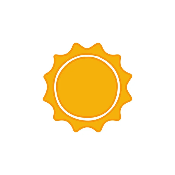 Sun Icon Vector Illustration — Stock Vector