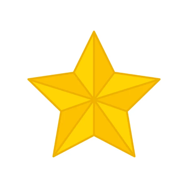 Color Vector Illustration Star Icon —  Vetores de Stock