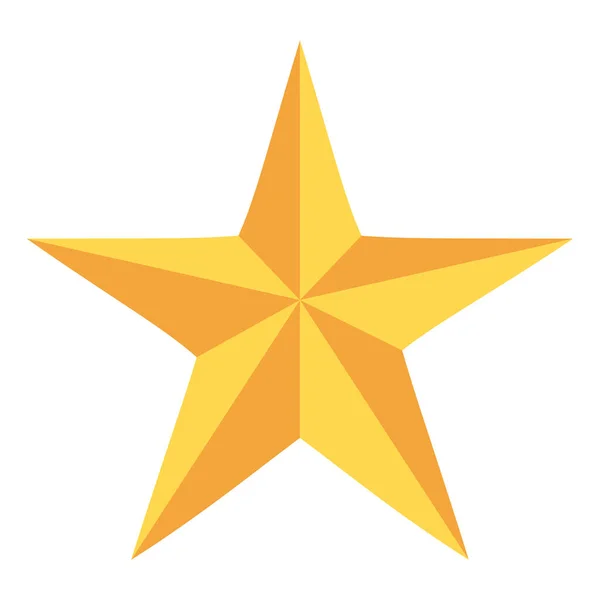 Color Vector Illustration Star Icon — Stock Vector