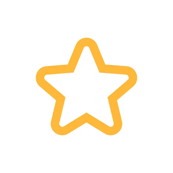 Color Vector Illustration Star Icon — Wektor stockowy