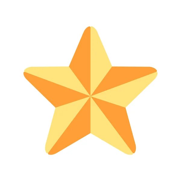 星のアイコンのカラーベクトル図 — ストックベクタ