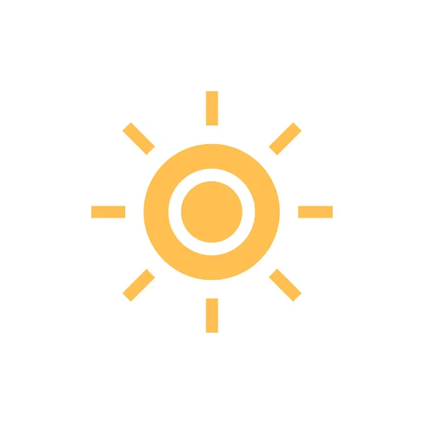 Sun Icon Vector Illustration — Stock Vector