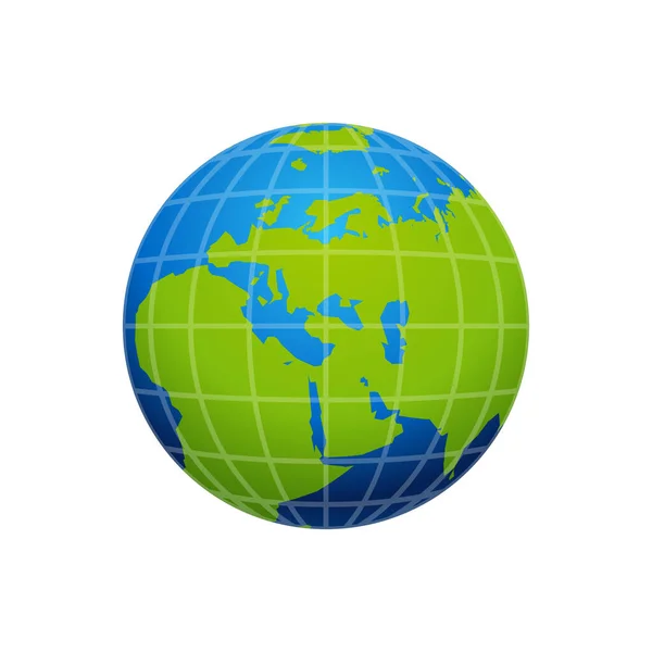 World Map Icon Vector Illustration Background — 스톡 벡터