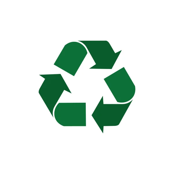 Recycle Trash Symbol Icon Vector Illustration — Stock Vector