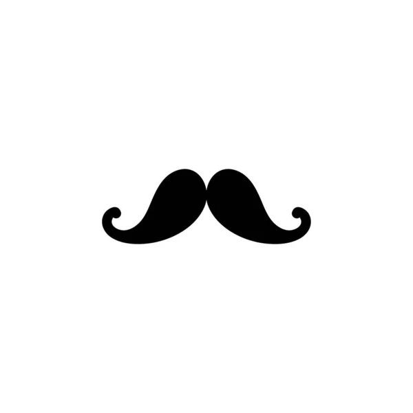 Mustache Icon Vector Illustration — Stock Vector