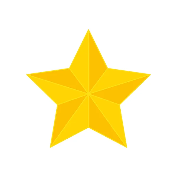 Цветная Векторная Иллюстрация Значка Звезды — стоковый вектор