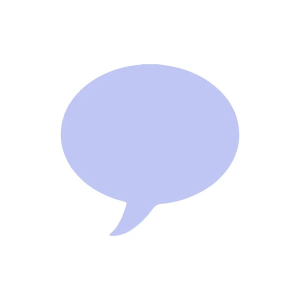 Stylized Speech Bubble Icon Vector Illustration — Stockvector