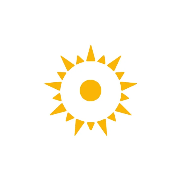 Ícone Sol Ilustração Vetorial —  Vetores de Stock