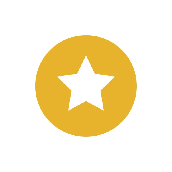 yıldız simgesinin renk vektör illüstrasyonu