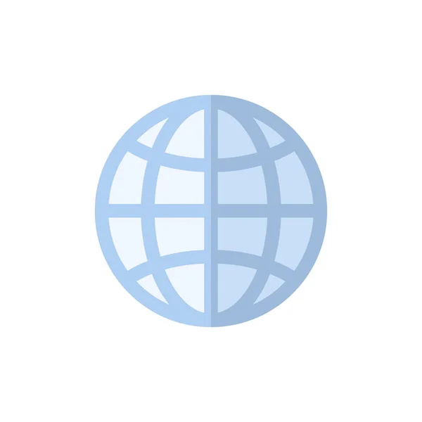 Globe Icon Vector Illustration Background — Vettoriale Stock