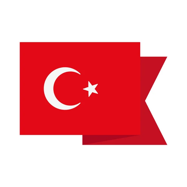 Vector Illustration Turkey Copy Space — Image vectorielle