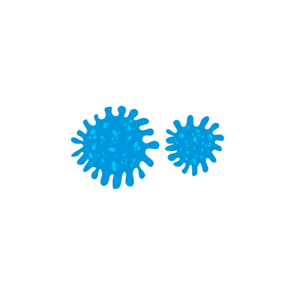 Virus Icono Vector Ilustración Fondo — Archivo Imágenes Vectoriales