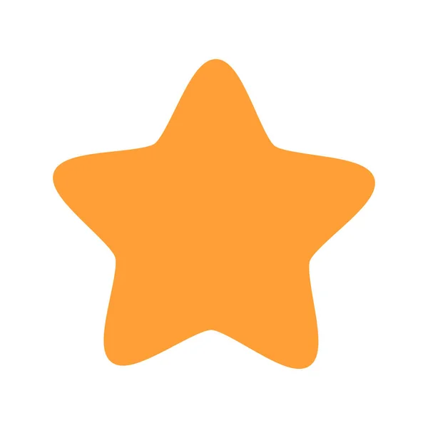 Color Vector Illustration Star Icon — Vetor de Stock