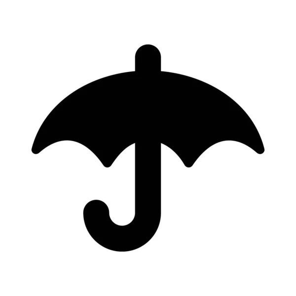 Vector Illustration Icon Umbrella — Stock Vector