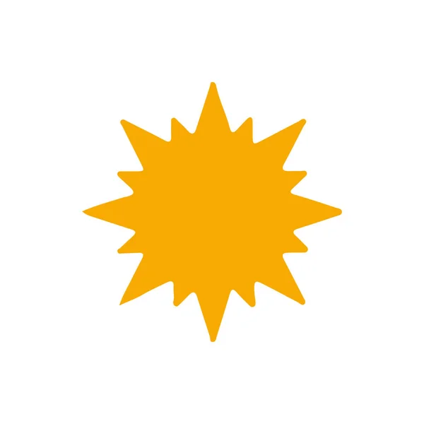 Sun Icon Vector Illustration — Stock Vector