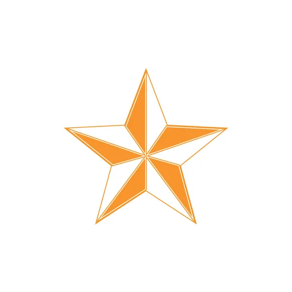 Ilustrace Vektoru Barev Ikony Hvězdy — Stockový vektor