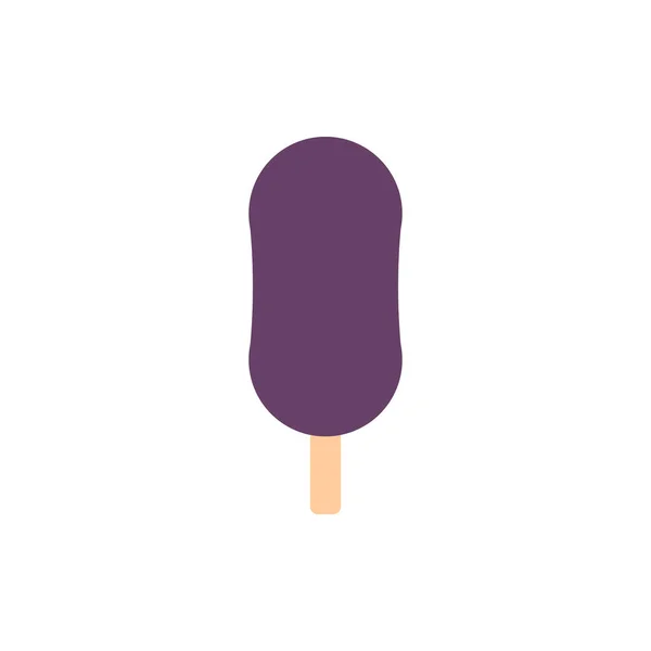 Popsicle Ice Cream Simple Icon Vector Illustration — Stockvector