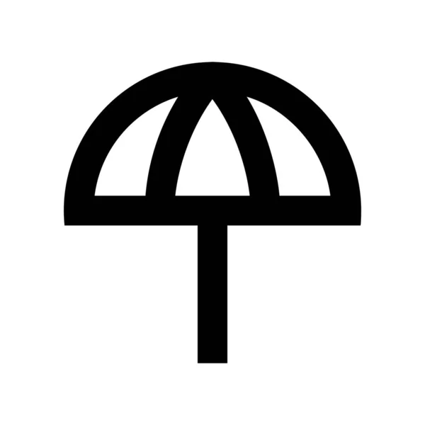 Vector Illustration Icon Umbrella — Stockvektor