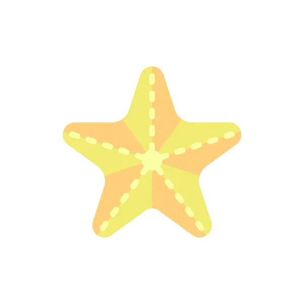 Color Vector Illustration Star Icon — Stock Vector