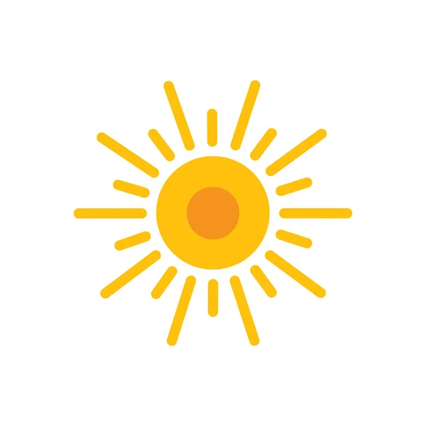 Sun Icon Vector Illustration — Stock Vector