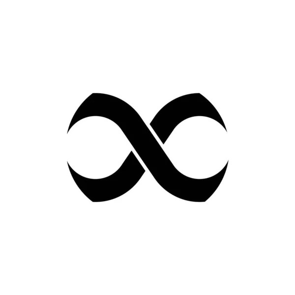 Infinity Simple Icon Vector Illustration — Wektor stockowy