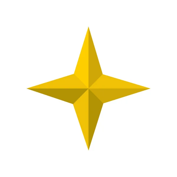 Color Vector Illustration Star Icon — стоковый вектор