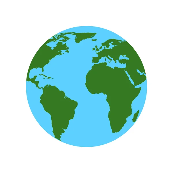 Icono Del Mapa Del Mundo Vector Ilustración Fondo — Vector de stock