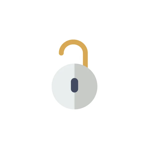 Padlock Icon Vector Illustration — Stock Vector